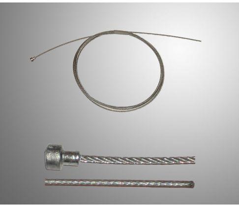 Clutch cable, with large nipple, 2.0 mm x 2.5 m