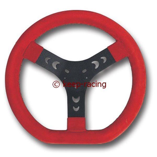 Lenkrad Wildleder 320mm rot