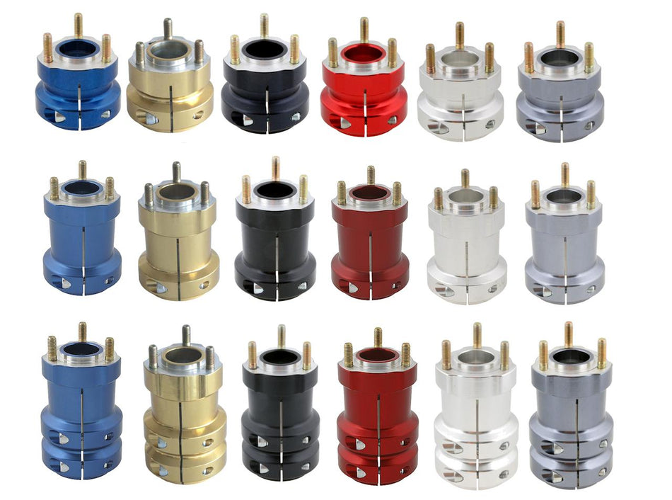 Radstern, Alu, eloxiert, für 50mm Achse, 62mm-115mm lang (Bild 1) – keep-racing