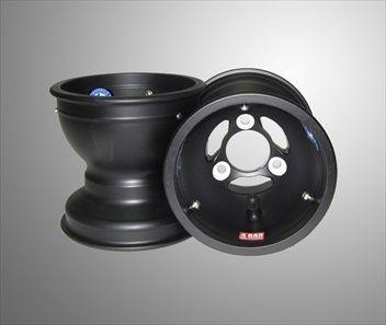 Douglas Magnesium Rims, 5 inches, 132 mm, black, set (2 pieces)