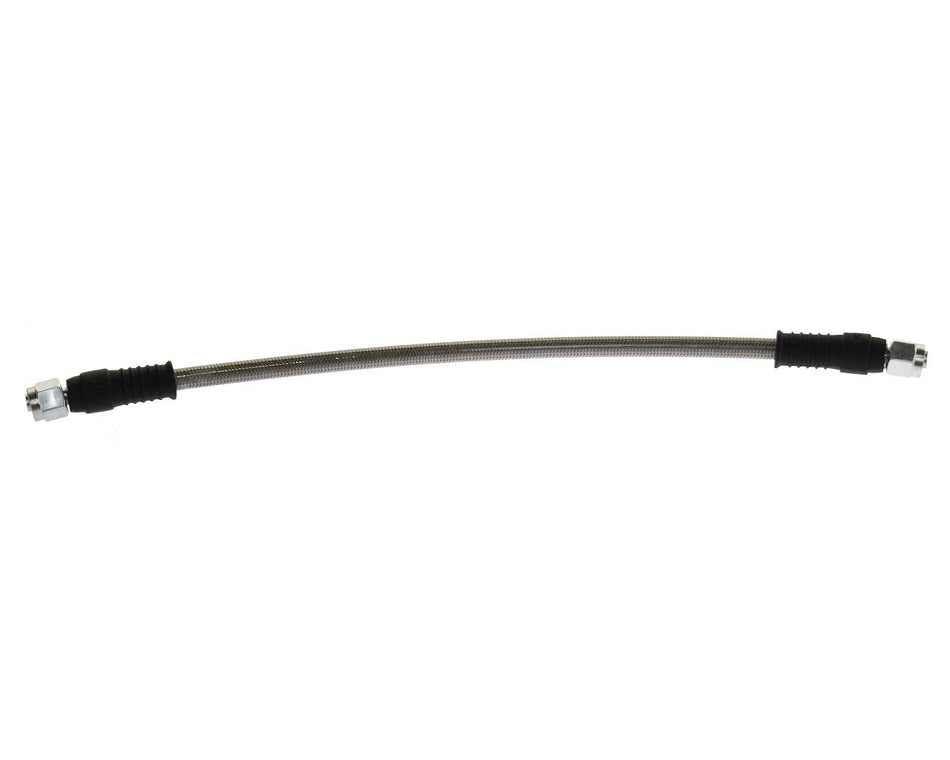 Flex de frein en acier, en inox, revêtement transparent, longueur : de 12 cm à 100 cm