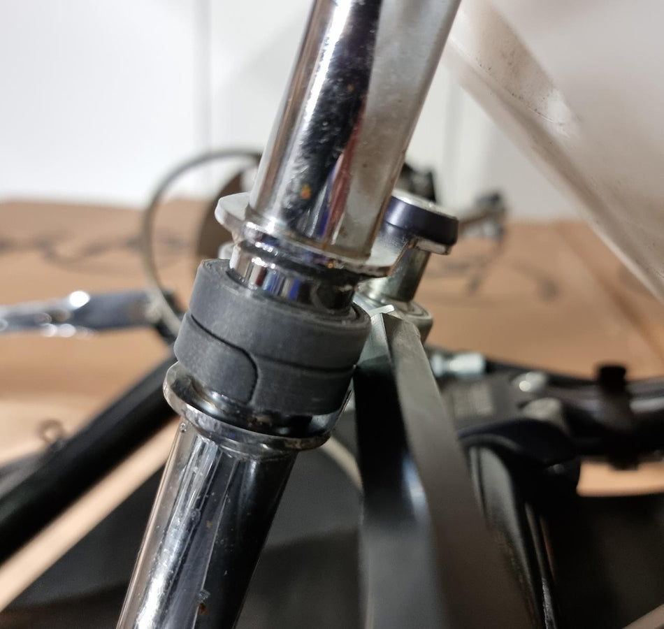 Schutz für 20mm Lenksäulen, H=15mm, Kunststoff, 1 Satz = 2 Stück