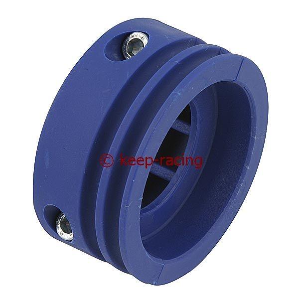 Roue motrice en nylon pour axe de 50 mm, bleue