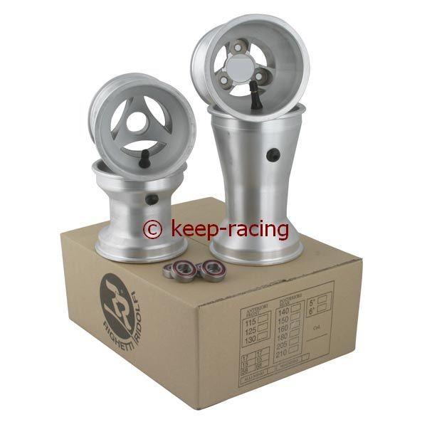 5 Zoll Aluminiumfelgen, Satz, 130mm(17mm)/210mm(58mm)