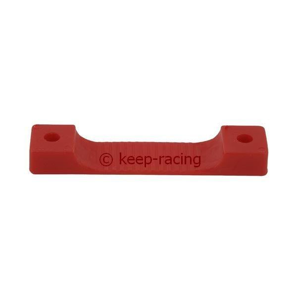 Fixierklammer, Halter, Halterung für Nummerntafel, rot