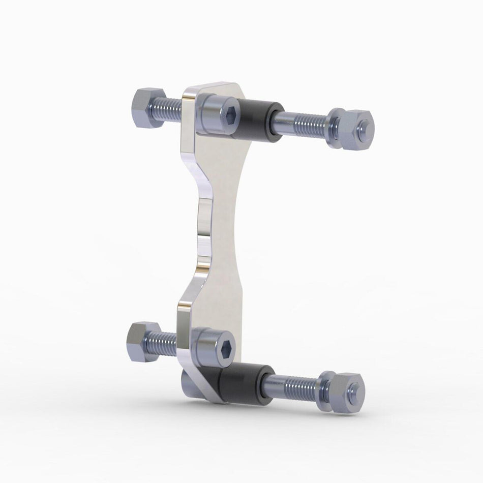 Anschraubplatte Bremssattel MA20 hinten, verchromt, 91.5mm, für Tony OTK Lagerschale