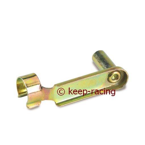 Clip, M6x36mm, Stahl, gold eloxiert