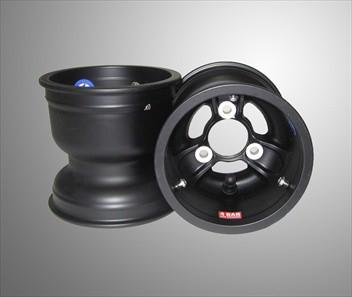 Douglas Magnesium Rims, 5 inches, 132 mm, LV, black, set (2 pieces)