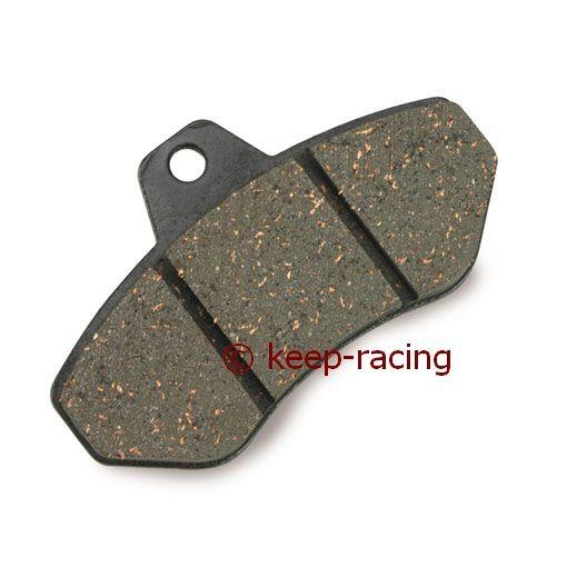 Set of brake pads (2 pieces), rear, for RR Race &amp; Race HQ, hard, black