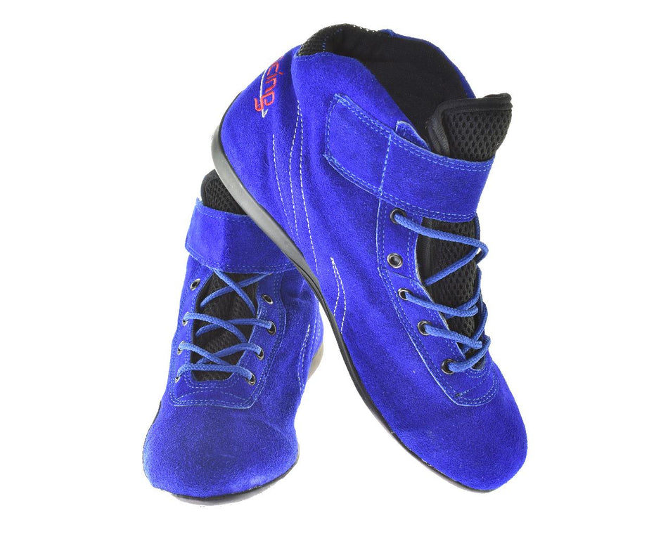 Kartschuhe keep-racing®, Modell WINGS, blau, Leder, Größe 34-49
