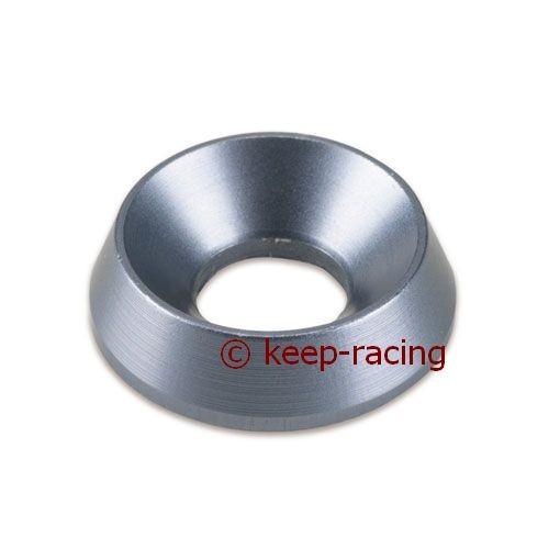 Washer for countersunk screw, 19 x 8 mm, aluminum, titanium anodized