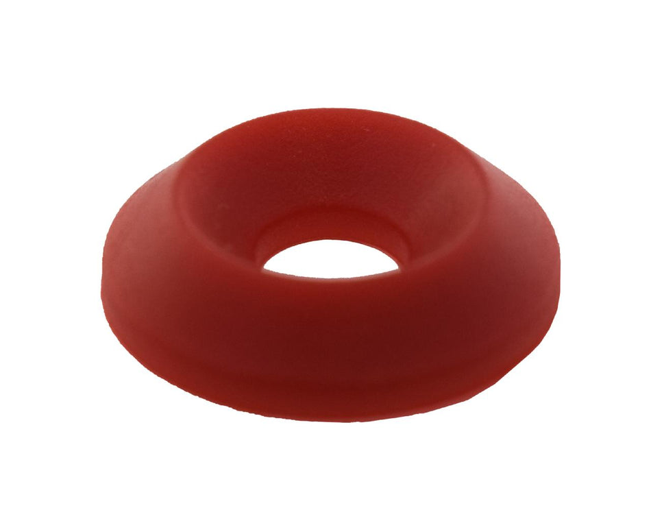 50 washers for countersunk screws, 17x6 mm, red