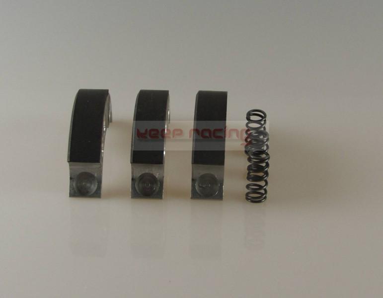 Clutch shoes, set of 3, incl. clutch springs