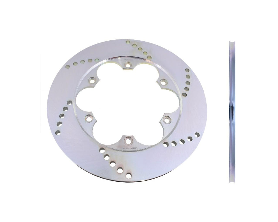 Bremsscheibe, Stahl, verzinkt, gelocht, 210 x 8mm