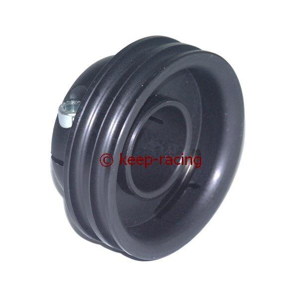 Aluminium Antriebsrad für 30mm Achse, schwarz eloxiert