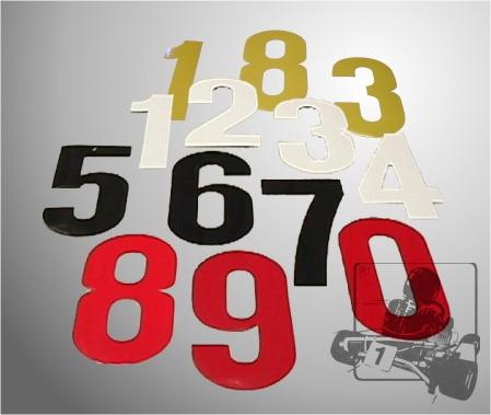 NUMBER STICKER 7 YELLOW