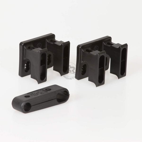 Support pour spoiler avant XTR14 (réf. 20308-10), noir, homologué CIK