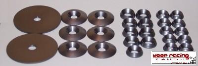 keep-racing Design Set, anodized titanium