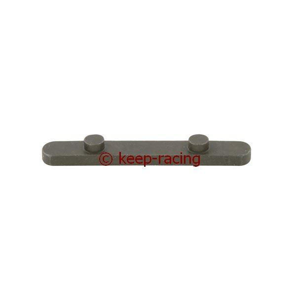 Axle wedge, 2 pins, spacing 34 mm, height 3.5 mm, pin diameter 6 mm