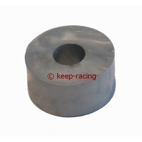 Rubber washer, 27 x 14 mm, M10, silver