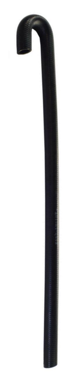Kühlwasserschlauch EPDM, Gewebeschlauch, schwarz, mit 1 x 180° Bogen, 600mm lang, keep-racing®