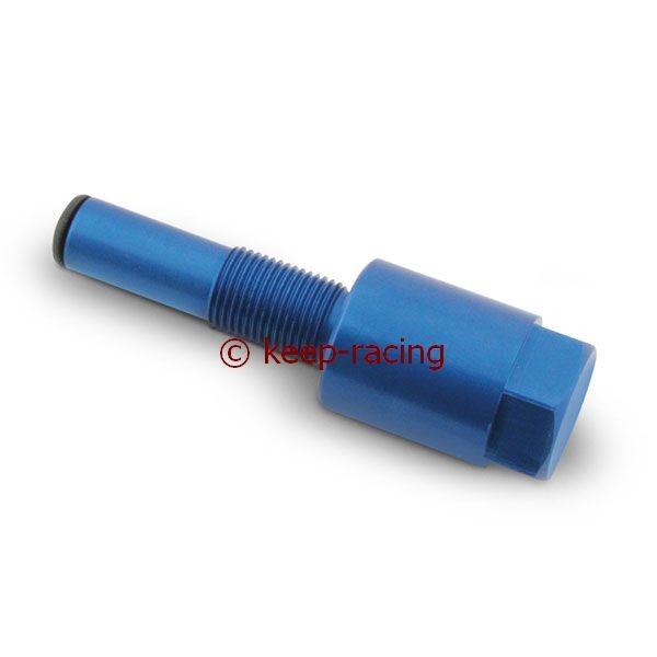 Kolbenstopper, Kolbenfeststellhilfe, Alu mit Plastikeinsatz