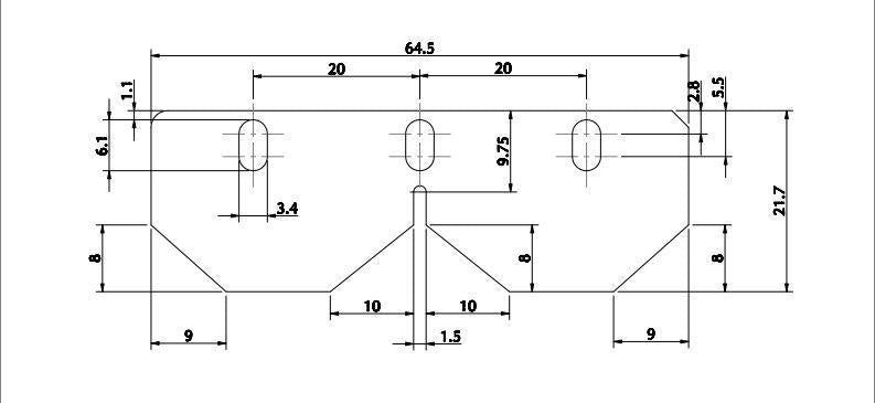 Support membrane, carbon, for TM K9-K9C + KZ 10, trapezoidal shape