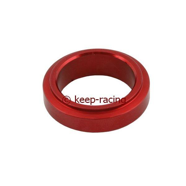 Aluminum spacer, 25x10 mm, red anodized
