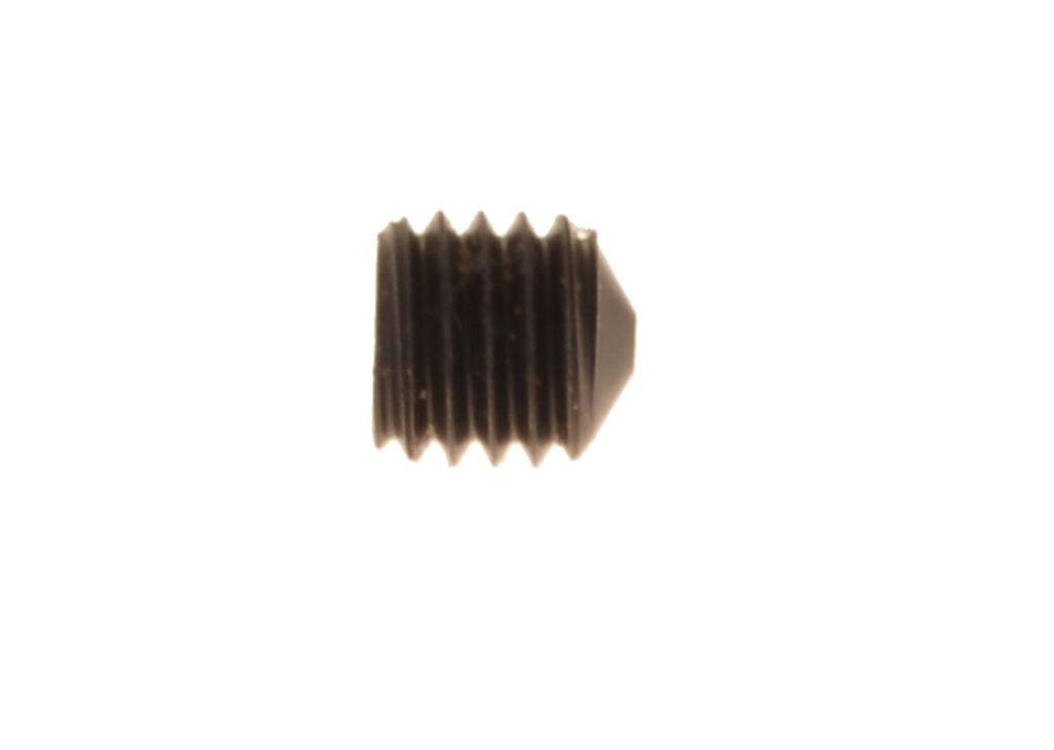 M8 x 8 mm grub screw, 1.25 mm pitch, pointed, black
