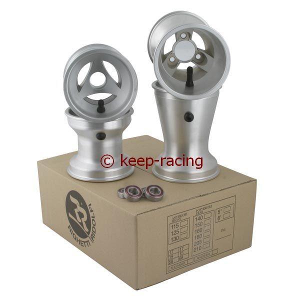 5 Zoll Aluminiumfelgen, Satz, 130mm(17mm)/180mm(58mm)