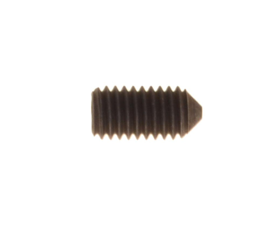 M5 x 10 mm grub screw, 0.75 mm pitch, pointed tip