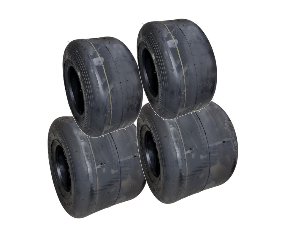 Sakamoto Kartreifen Sport-O, Satz, (2 x 10x4.50-5, 2 x 11x7.10-5) (harte Mischung)