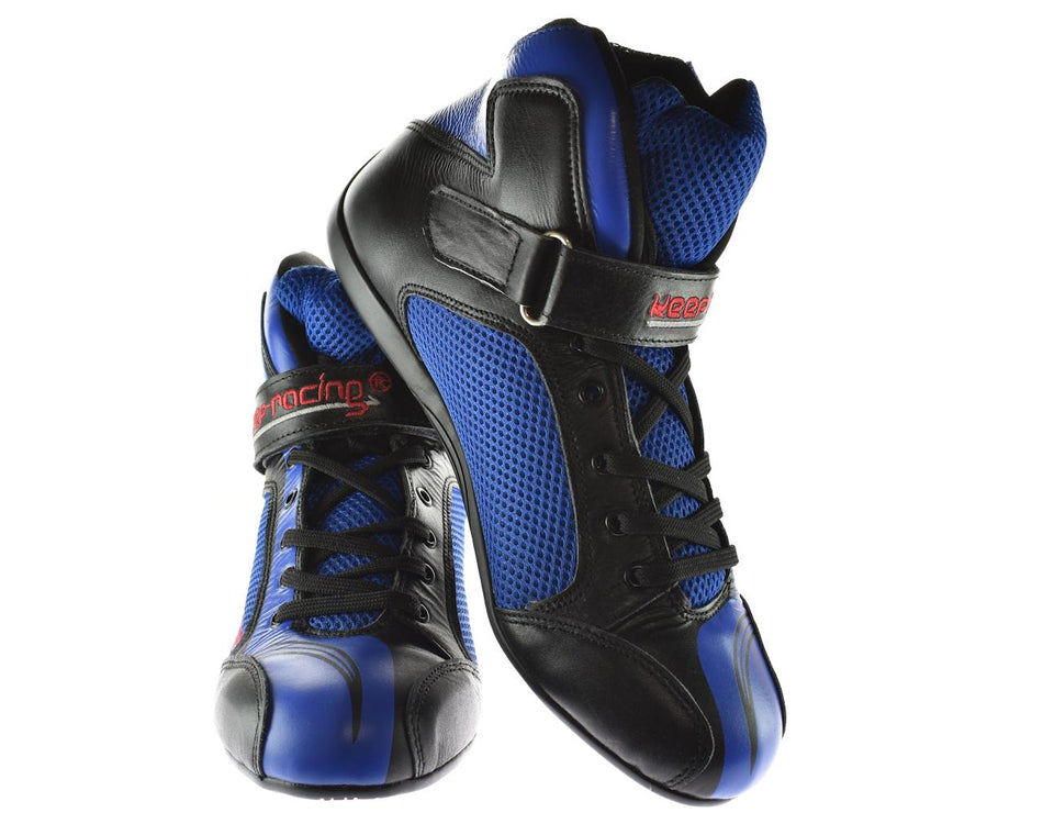 Sportschuh keep-racing®, BOOST ONE, blau / schwarz, Leder, Größe 34-49