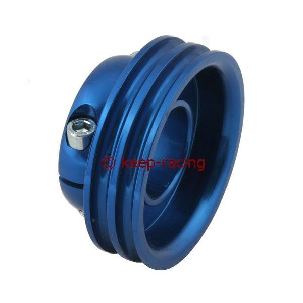 Aluminium Antriebsrad für 30mm Achse, blau eloxiert