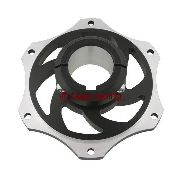 Kettenblattaufnahme 40mm, Aluminium, schwarz eloxiert