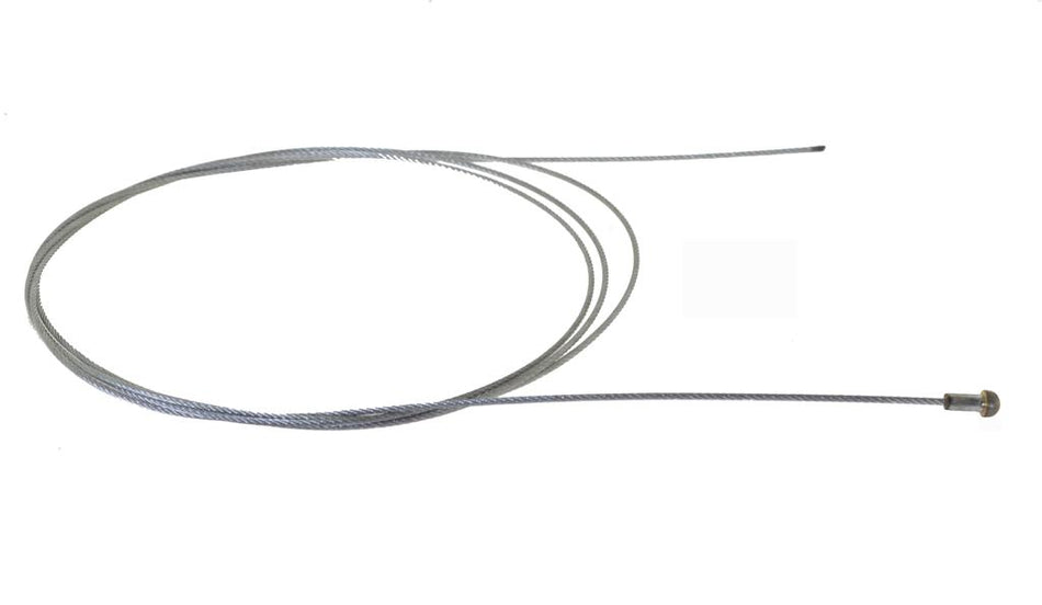 Shift cable, brake cable, clutch cable, 1.5 x 1800 mm, with bulb nipple, (Swedish cable)