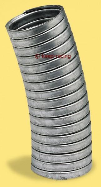 Auspuffschlauch, Flexrohr (Meterware), D.50mm, Stahl, verzinkt, 1 Meter