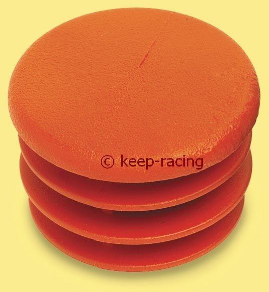 Cap for 30mm pipe, red