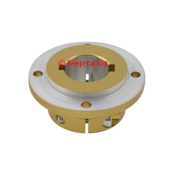Bremsscheibenaufnahme 40mm Aluminium gold