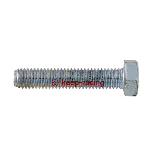 M8x12 hex head screw, galvanized metal