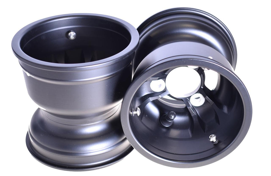 Jantes en magnésium, keep-racing®, 5 pouces, 130 mm, noires, jeu (2 pièces)