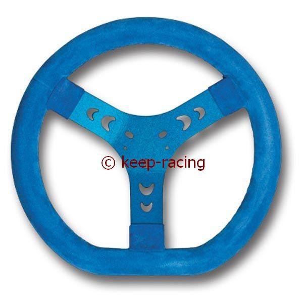 Lenkrad Wildleder 320mm blau