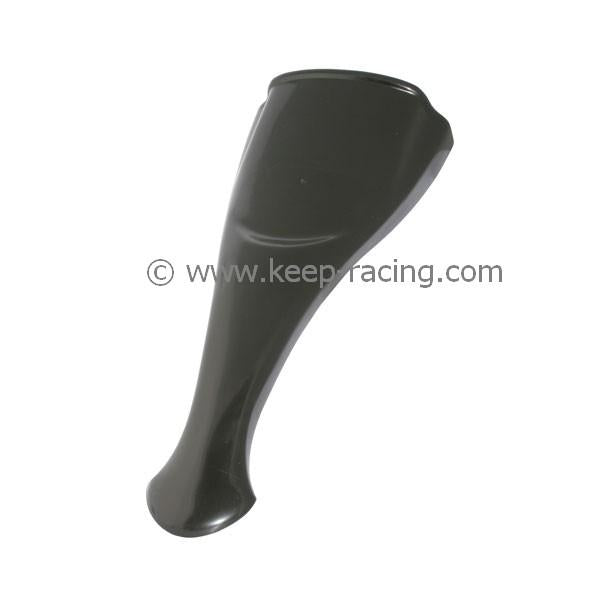 Plaque avant XTR14, noire, homologation CIK