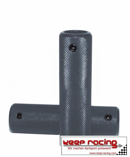 Pedal Grip Satz (2 Stück), Alu, titan eloxiert