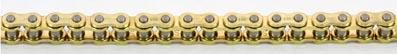 10 mètres de chaîne de kart KMC Silent Chain, modèle 219 GOLD/GOLD