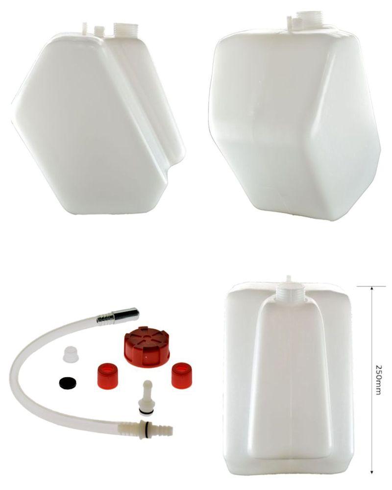 Kart Klemmtank, 7,5 Liter, inkl. Zubehörkit, rot