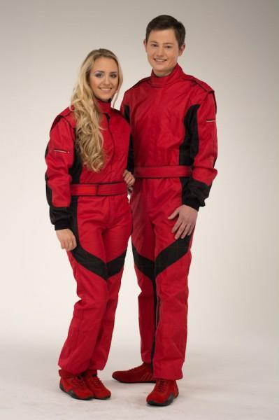 Combinaison de karting keep-racing, modèle Cruiser, rouge/noir, taille 68 (3XL)