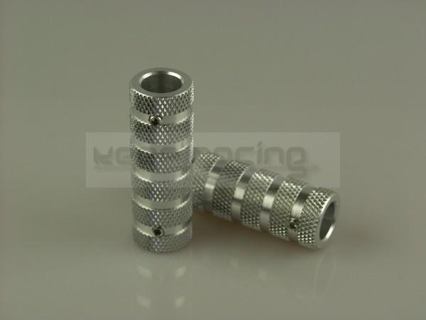 Pedal Grip Satz ULTRA (2 Stück), Alu, silber eloxiert