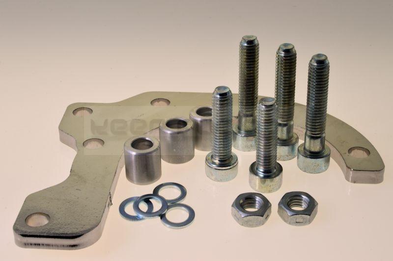 Anschraubplatte Bremssattel MA20, verchromt