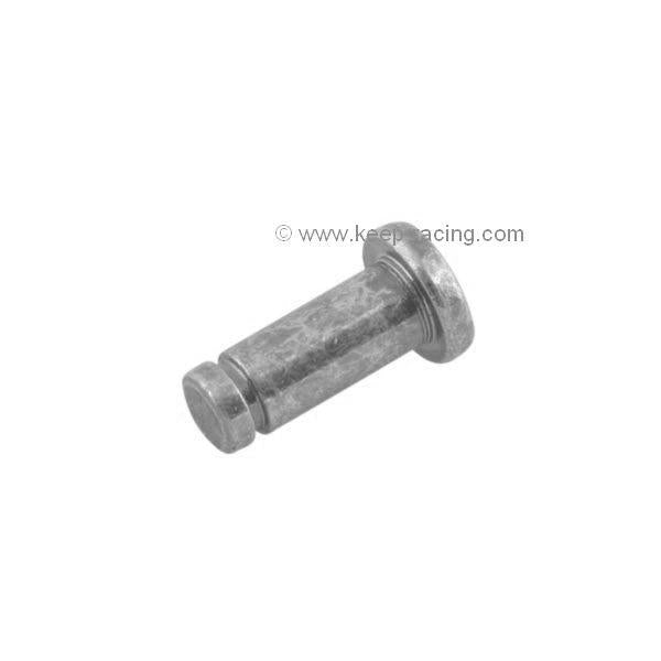 Zapfen 6mm für Gabel, silber verzinkt